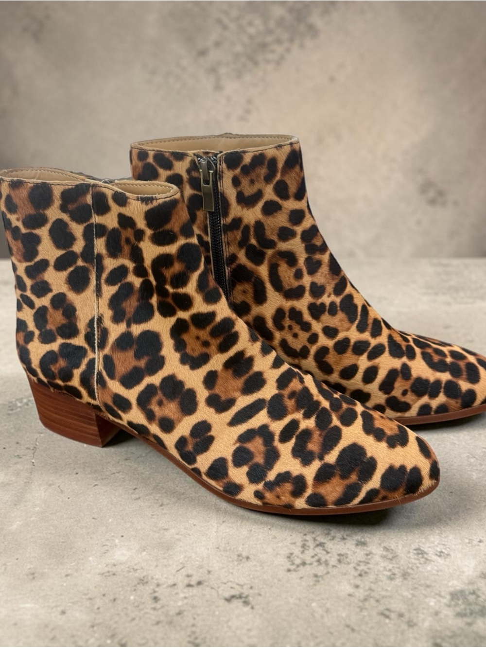 J’Crew Leopard Print Ankle Boots - Women